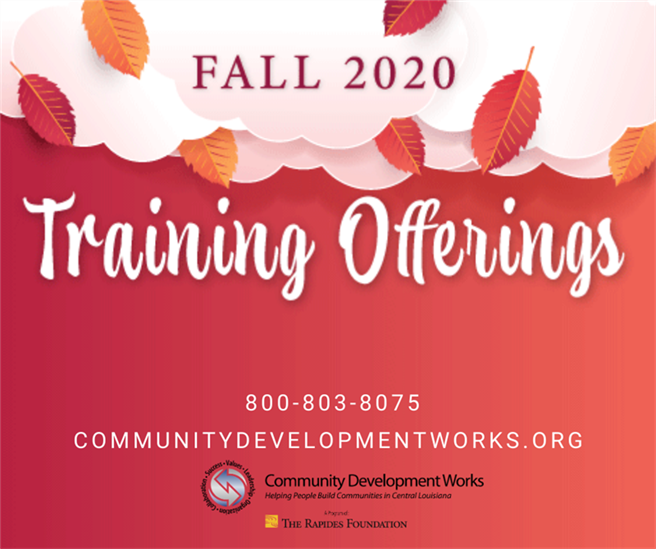 CDW Fall 2020 Trainings begin