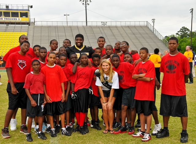 Cenla students score big at Saints Camp