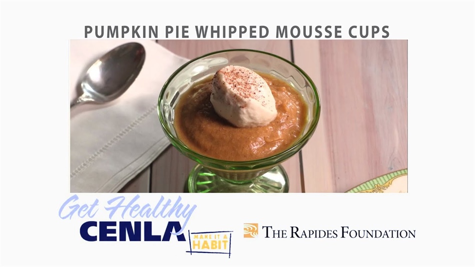 Pumpkin Pie Whipped Mousse Cups
