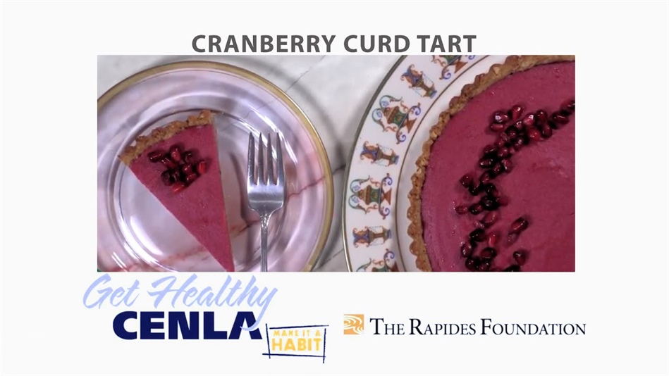 Cranberry Curd Tart