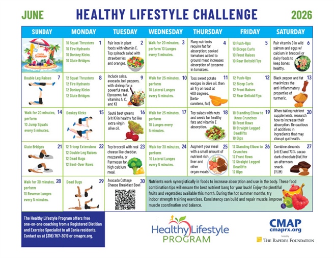 June Challenge Calendar is Here!
