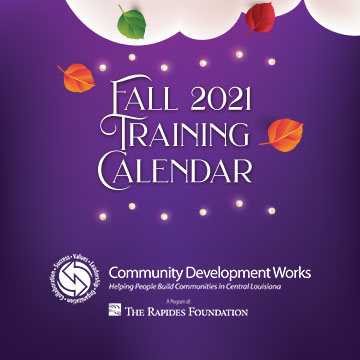 CDW Fall Training Calendar Announced