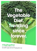 Look for veggie reminders in the grocery store.
